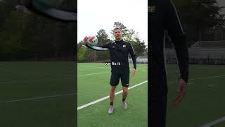 This will fix your long passes FAST #soccer #football #training #footy