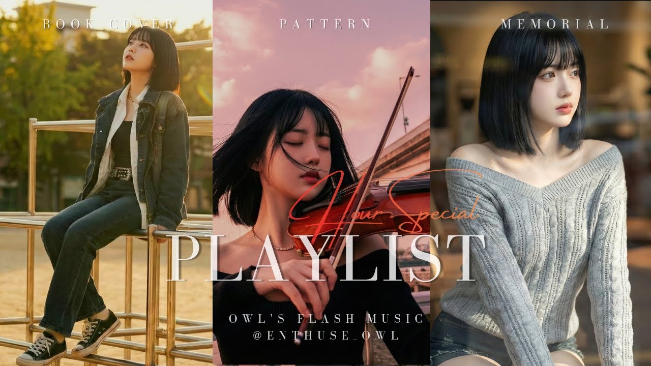 Playlist. Hour Special 밝고 기분 좋은 바이올린 인디밴드 노래 INDIE KPOP MUSIC : Book Cover, Pattern, Memorial