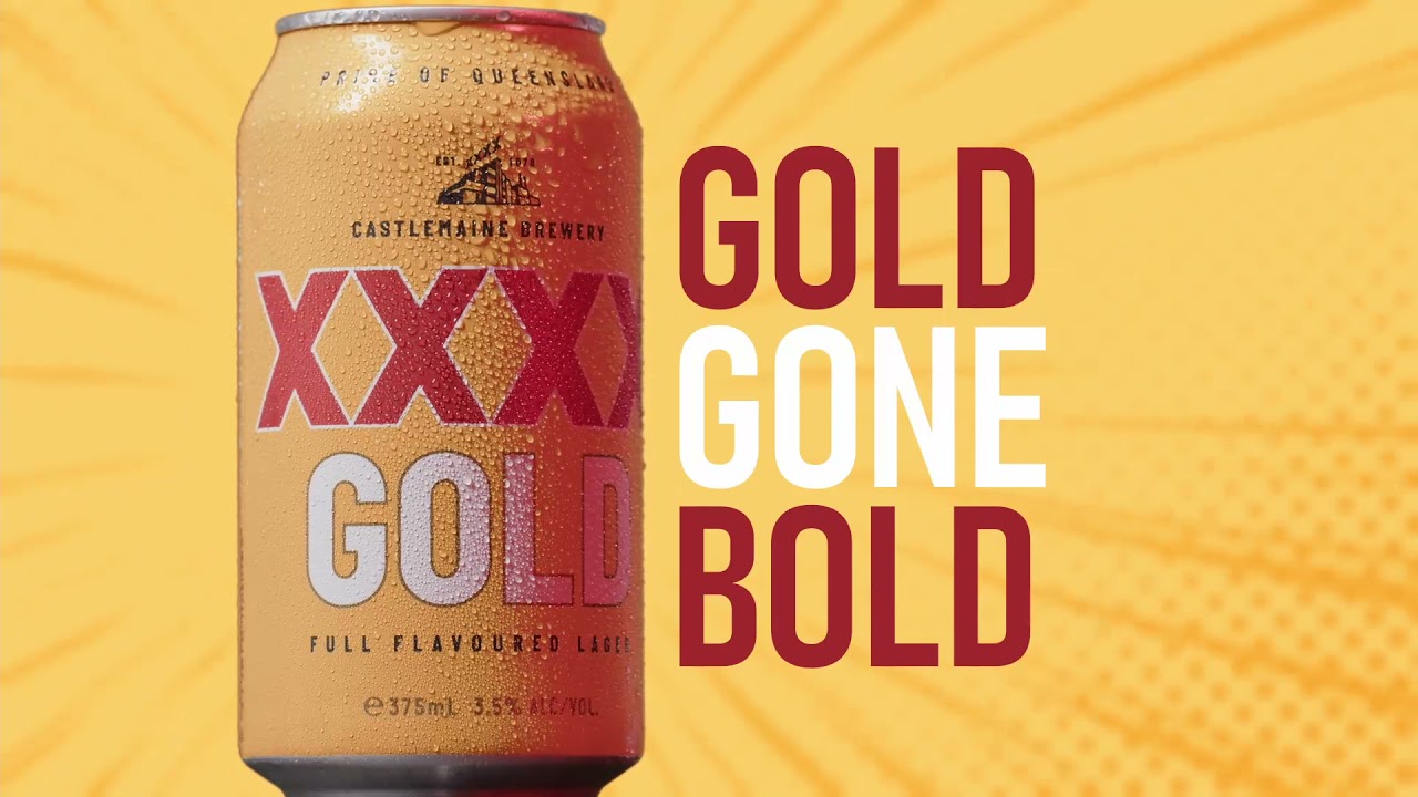 XXXX Gold New Look, Same great tasting beer