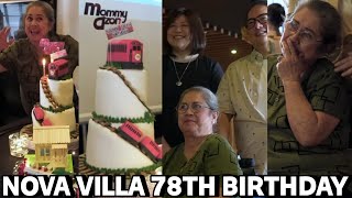 Nova Villa 78th Birthday❤️NAIYAK ng SURPRESAHIN Siya ng ANAK at BUONG Pamilya ng Home Along Da Riles by Bam Entertainment 32,970 views 3 weeks ago 4 minutes, 28 seconds