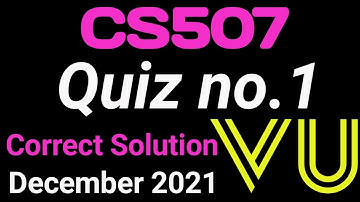 cs507 quiz 1 2021