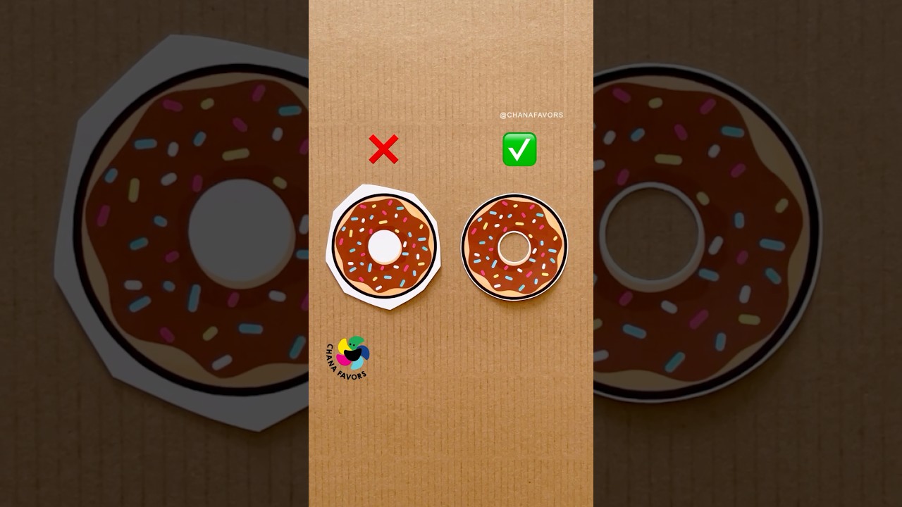 Perfect Cut ✂️ | Donut Shape 🍩 
