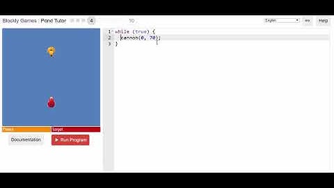 Blockly Games - Pond Tutor - Level 4