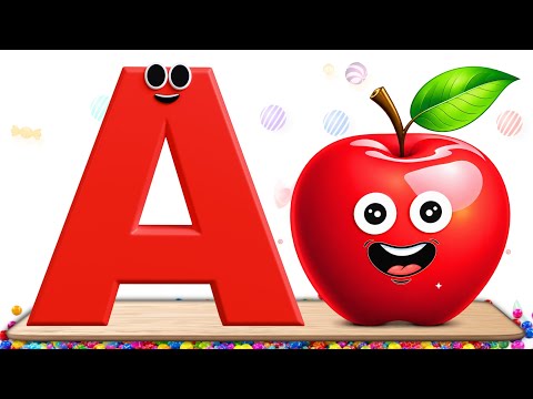 ABC Phonics for Toddlers 🍎 A Is for Apple A A Apple | First Alphabet Learning Song | ABC SONG'S