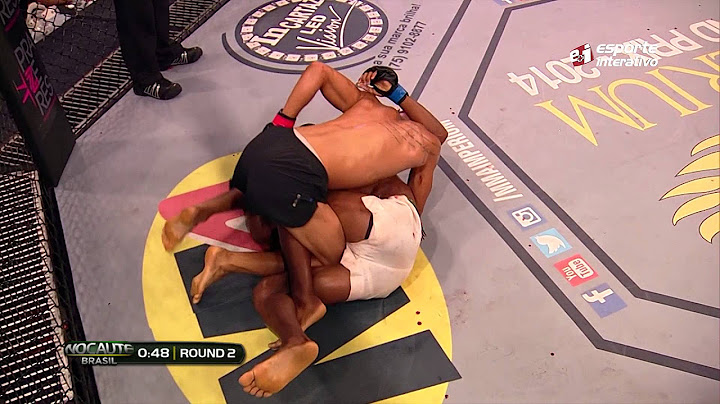 Bruno Oliveira estrangula Rodrigo Lídio e vence com um mata-leão no Imperium MMA