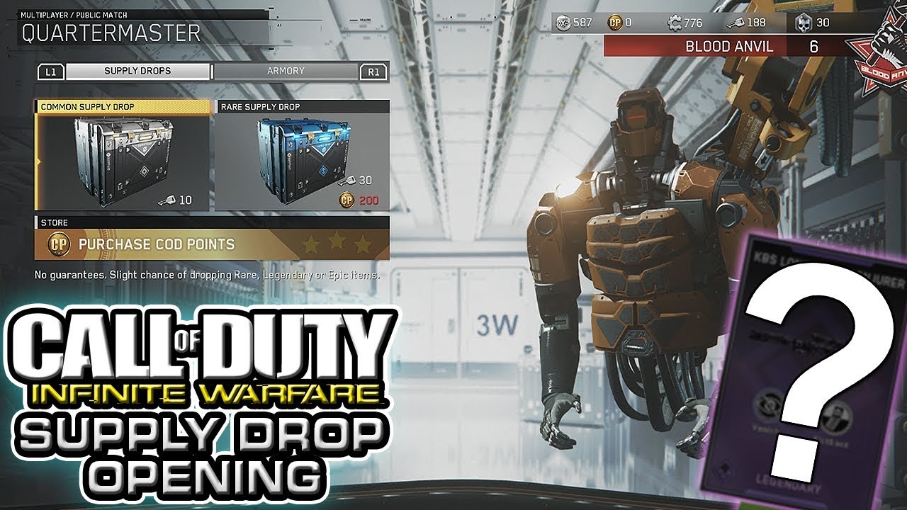 "180+ Keys" - Infinite Warfare Supply Drop Opening