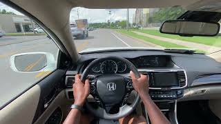 2017 Honda Accord V6 Touring POV Test Drive