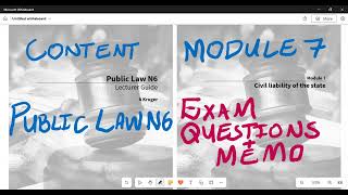 Public Law N6 Module 7 Civil Liability of the state