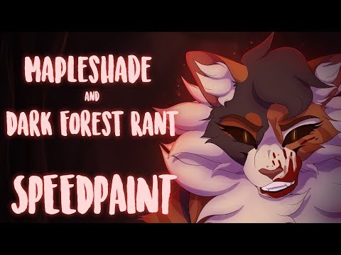 Why Mapleshade and the Dark Forest Got Annoying 【SPEEDPAINT + RANT】