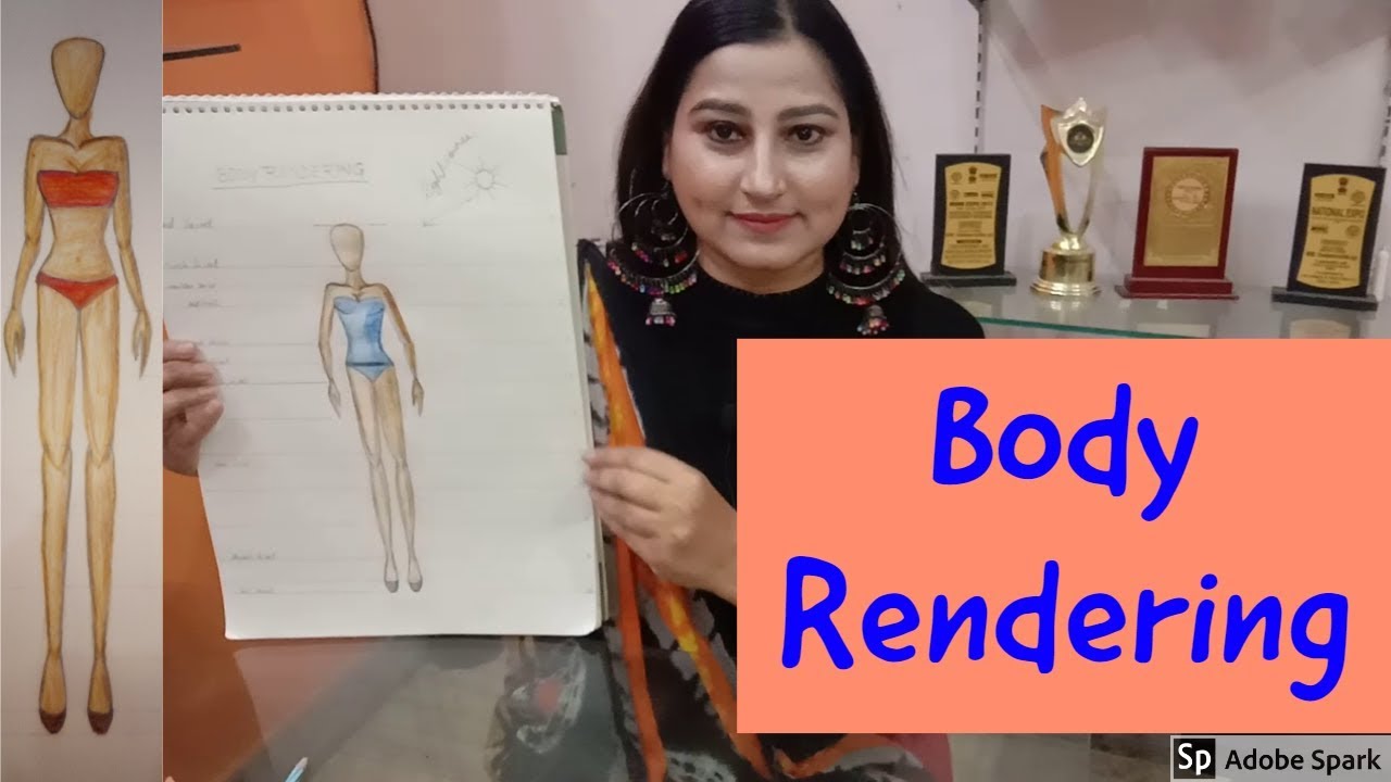 How To Do Body Rendering In Fashion Designing - YouTube