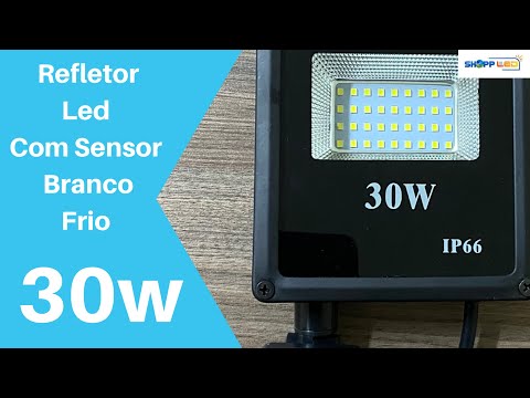 Vídeo: Holofotes LED Wolta: Modelos 100 W E 30 W, 50 W E 30 W, 20 W E Outras Potências Com Ou Sem Sensor De Movimento, Modelos à Prova D'água