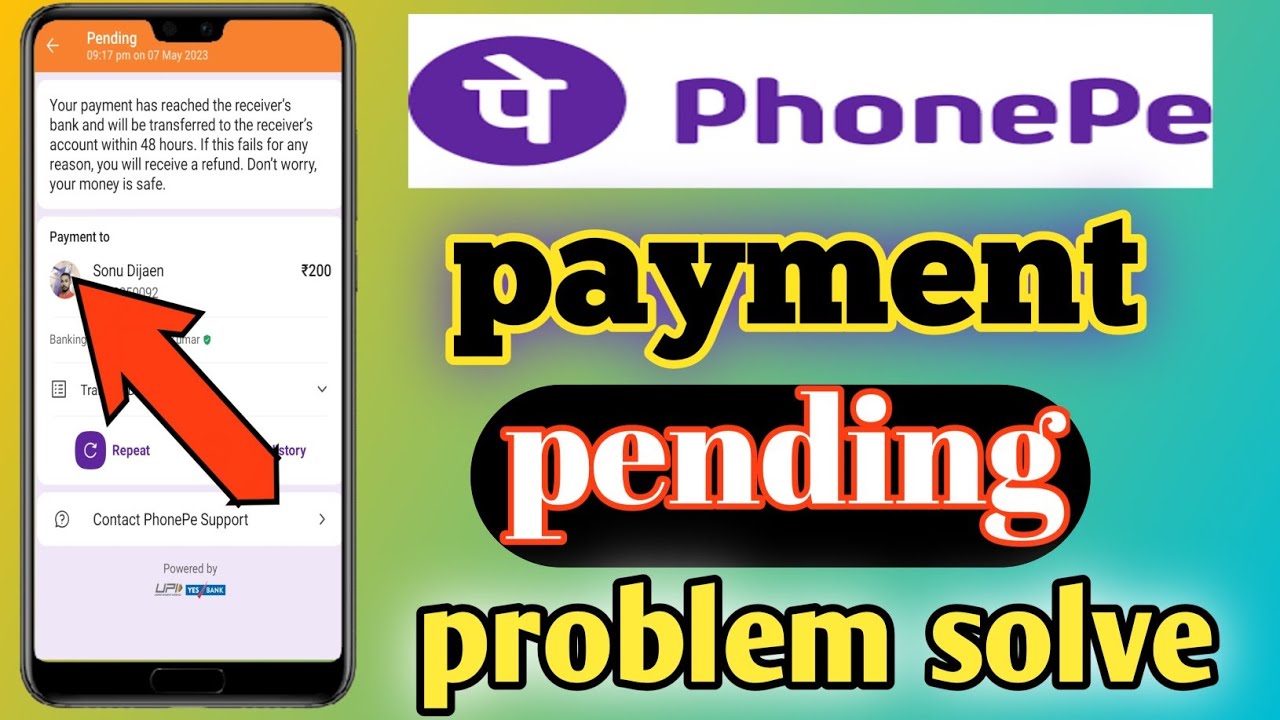 phonepe payment pending problem phone pay payment pending problem