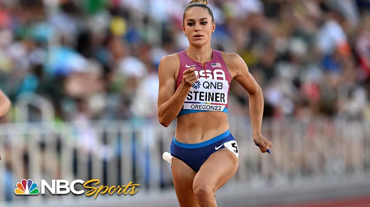 Abby Steiner, 2022 national and NCAA 200m champ, w...