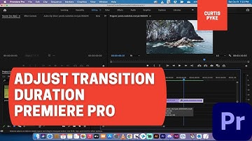 How to Adjust Transition Duration / Length - Premiere Pro
