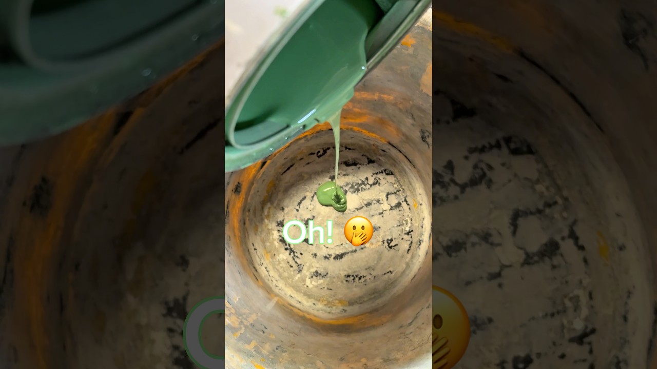 Bold Green Epoxy Terrazzo with White Marble Chips  