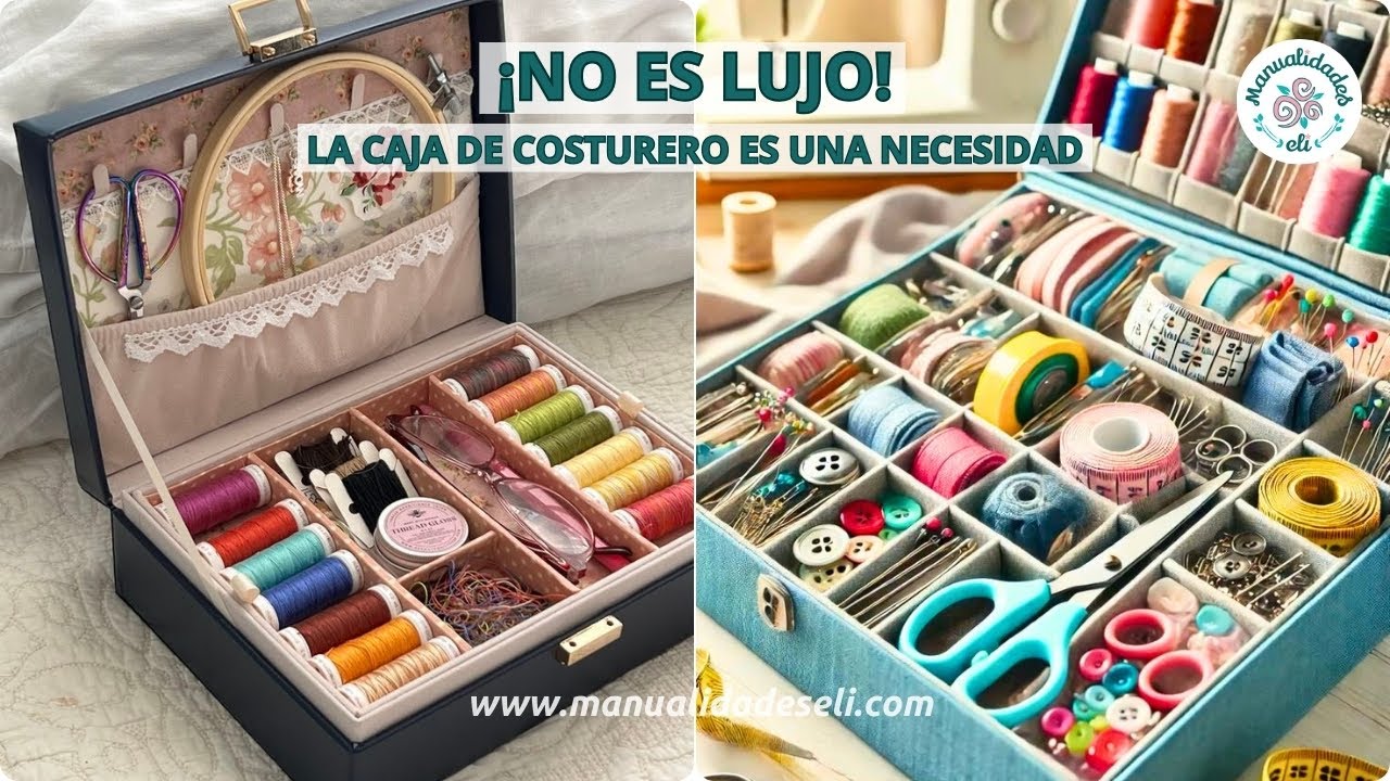 ¡Por Fin la Solución! Organiza Tus Herramientas Con Una Caja De Costurero