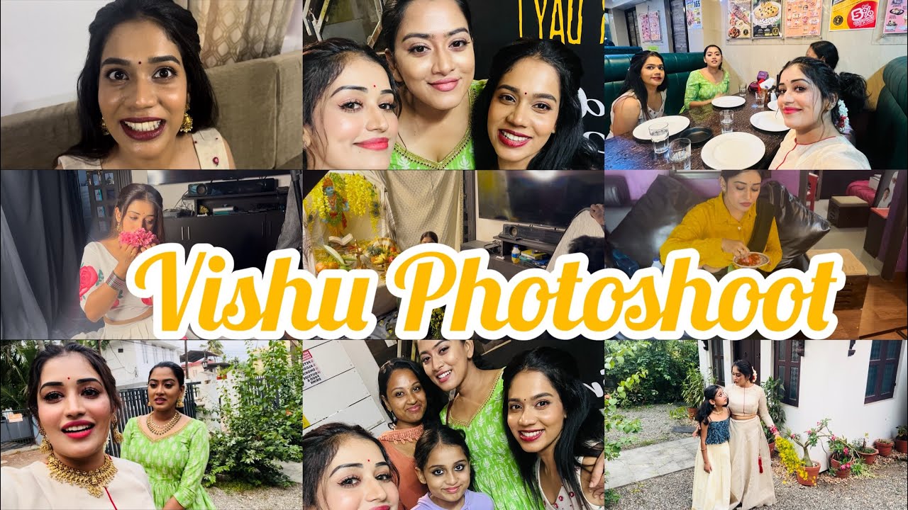 BTS Vishu Photoshoot 2025😜😍 |Anumol |dayyana |athira |vlog #vishu #dayyanahameed #athiramadhav #vlog