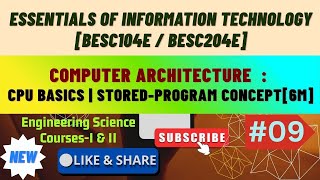 $$ Computer Architecture $$ CPU Basics | The Stored-Program Concept |