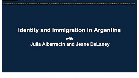 Identity and Immigration in Argentina