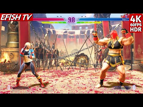 Cammy vs Marisa (Hardest AI) - Street Fighter 6