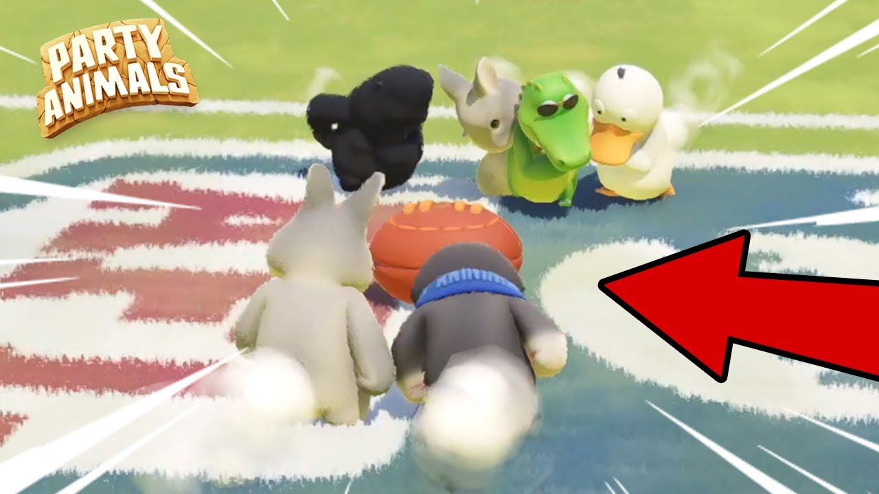 ИГРАЕМ В АМЕРИКАНСКИЙ ФУТБОЛ в PARTY ANIMALS!!! КОМАНДА SimasGamer и SgDad