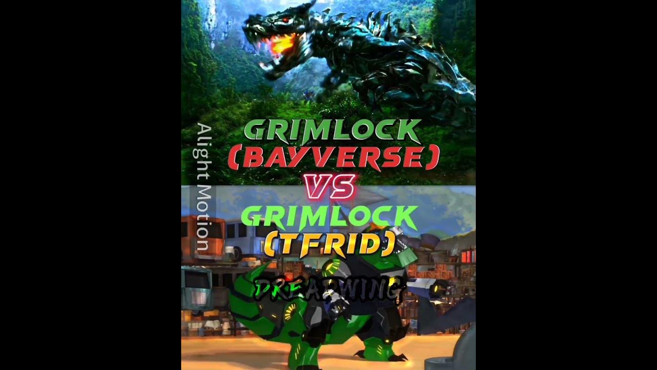 GRIMLOCK (BAYVERSE) VS GRIMLOCK (TFRID) transformer transformersprime