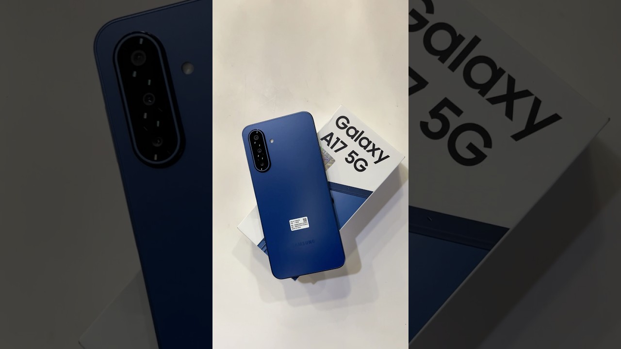 Samsung Galaxy A17 Blue – Stunning Design & First Look!😍📱