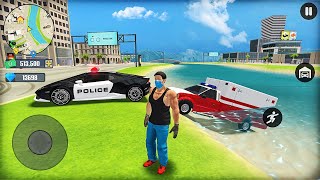 Police Car and Ambulance Driving in Open World Game - Android Gameplay screenshot 2