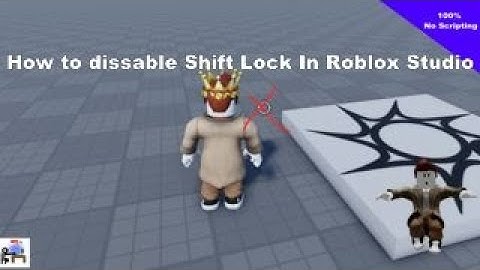 How to Disable Shift Lock In Roblox Studio *No Scripting*