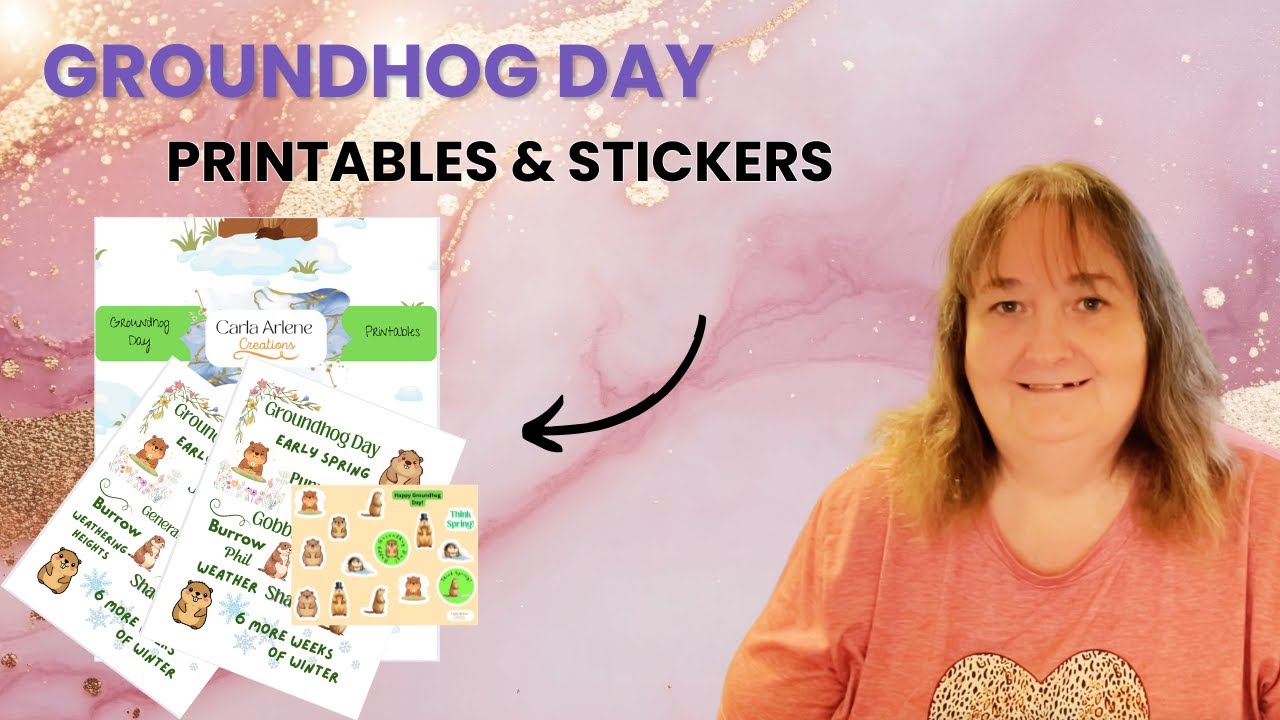 Groundhog Day Printables & Stickers 