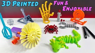 Awesome 3D Printed Fun and Enjoyable Things