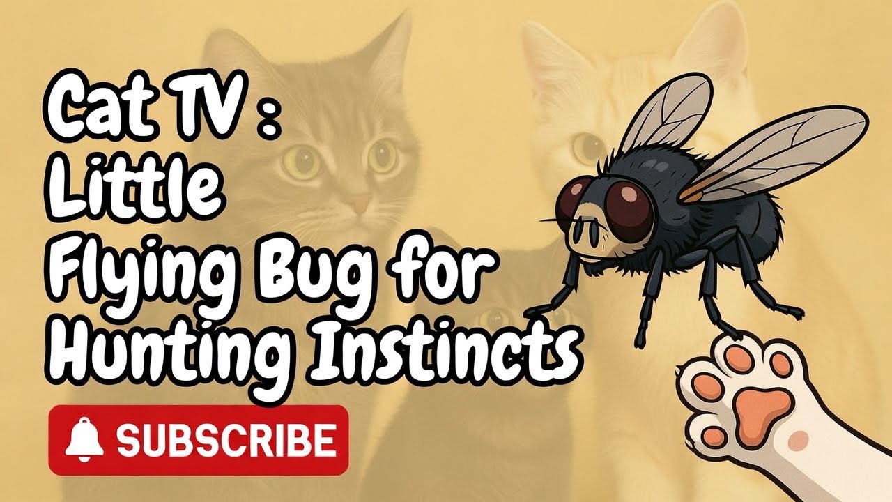 Cat TV: Little Flying Bug for Hunting Instincts