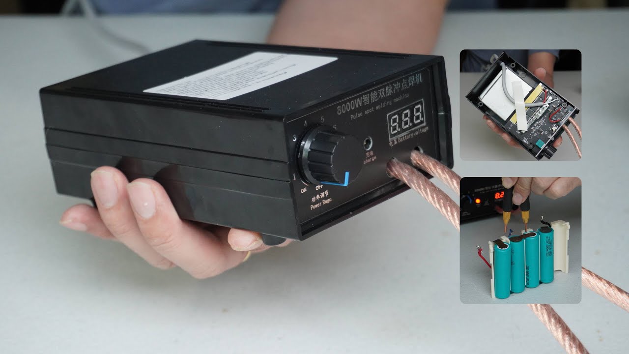 Review máy hàn cell pin lắp sẵn của Trung Quốc loại 8000 W