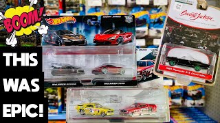 WOW!  WHAT AN EPIC HUNT! NEW HOT WHEELS TWO CAR SETS! MORE FAST AND FURIOUS! NEW GREENLIGHT CHASE! screenshot 2