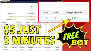Free Download Binary Bot | Trade Digits Matches / Differs Bot For Free Profit $5 Jus In 3 Minutes.