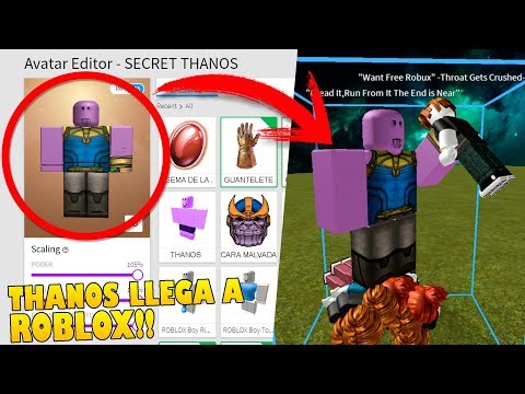 Como Ser Thanos Y Usar El Guantelete Del Infinito En Roblox - como conseguir los huevos y el guantelete del infinito roblox