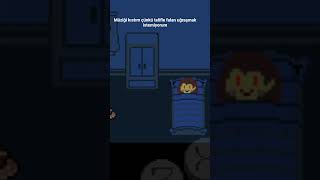 yatakta friskin charaya dönüşme sahnesi | soulles pasifist #undertale #chara