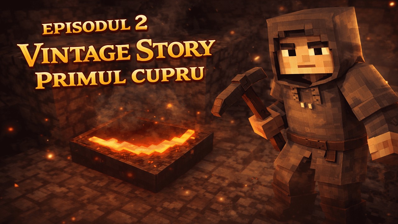 Vintage Story EP.2 | PRIMUL MEU CUPRU 🔥 Topire, Molduri și Progres