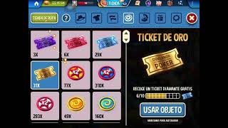47 tickets dorados de GOP3 #gop3 #oro #recompensa