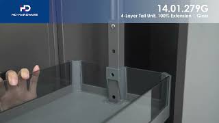 Glass Shelf Pull-Out System | Kitchen Organization Hack