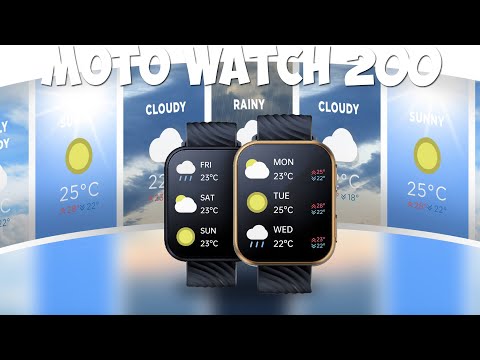 Motorola Moto Watch 200 обзор характеристик