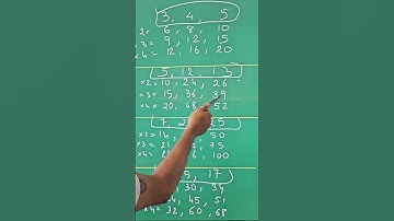 SHORT CUT TRICK FOR PYTHAGOREAN TRIPLETS