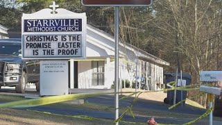 Suspect in custody after shooting at Starrville Methodist Church in Winona leaves pastor dead