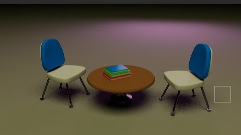 modeling a simple 3D Table &chair using Autodesk Maya