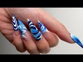Step-by-Step Ocean Vibe Nail Tutorial 💙 | Aurora Chrome + Blue Isolated Chrome | Toronto Nail