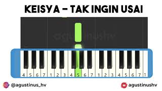 Tutorial Not Pianika Tak Ingin Usai - Keisya