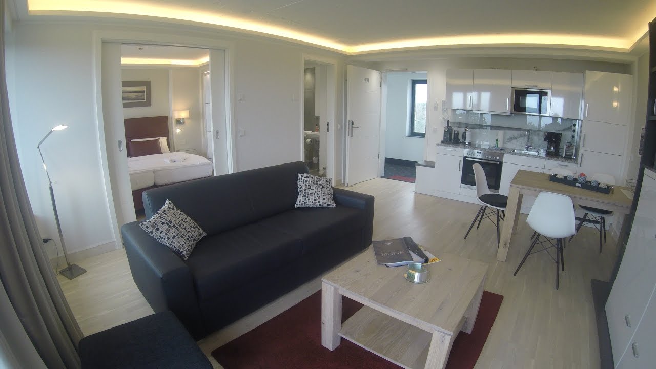 Coole Luxus Ferienwohnung Mit Hotelservice 50 M Zum Strand Und Innen Und Aussen Pool Youtube