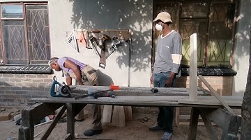 how to make a chesterfield sofa frame part 1