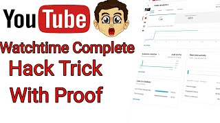 Youtube watchtime hack trick | Complete youtube watchtime | How to complete 4000 hours watchtime screenshot 5