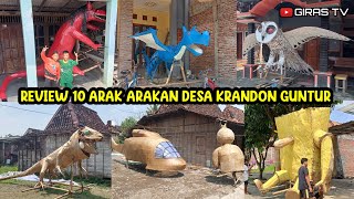 Review 10 Arak Arakan Takbir Keliling. Desa Krandon Guntur Demak 2023